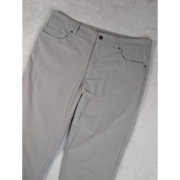 VRST Other - VRST Mens Athletic Fit 5-Pocket Pants Gray W34 L34 Stretch Performance Trousers